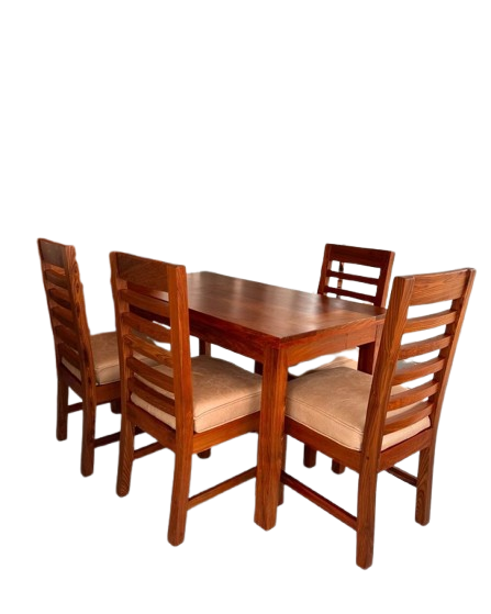 DINNING TABLE WITH 4 CHAIR.